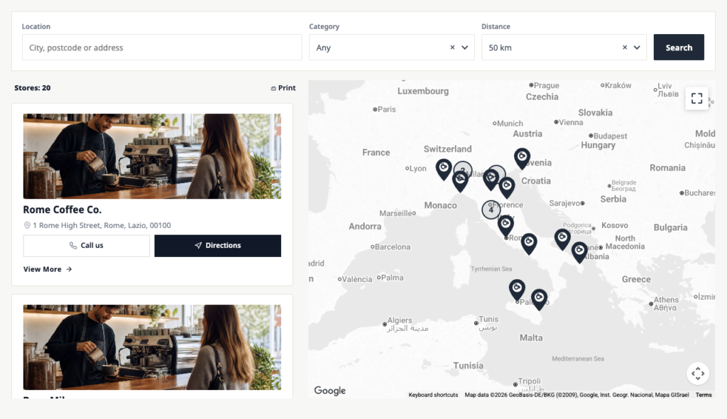 Nordic Minimal layout preview